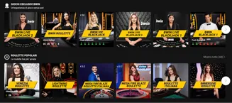 Esperienza di gioco live su BWIN: blackjack e roulette con croupier dal vivo e tavoli esclusivi Giochi esclusivi e roulette popolari su BWIN con tavoli live di blackjack, VIP e roulette italiana